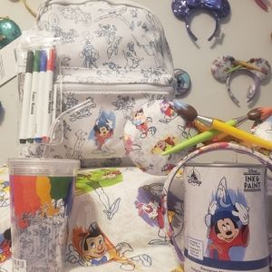 Disney Ink and Paint Combo Set /Backpack
